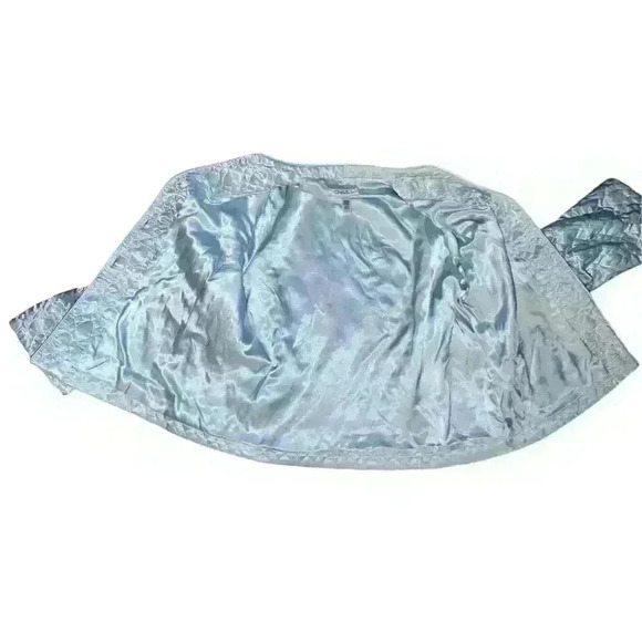 Oscar de la Renta  quilted  Jacket NWT SZ L Button Down Avant Garde Elegant - Picture 5 of 9